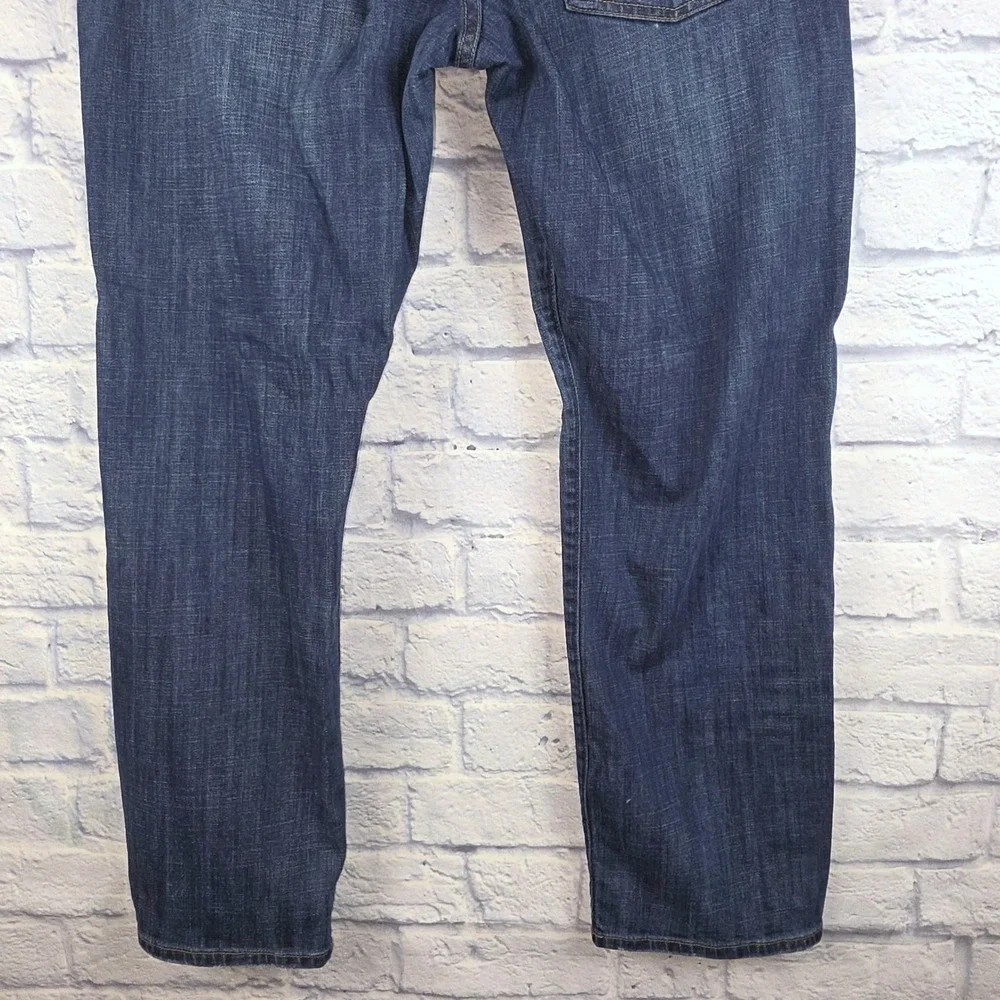 Lucky Brand 221 Straight Leg Jeans Mens Medium Wash Blue Stretch Denim Sz 38X30